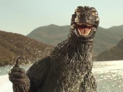 なんだゴジラ Godzilla ってイイ奴じゃん ってなるスニッカーズの面白怪獣cm 爆笑おもしろ映像 動萬 Douman