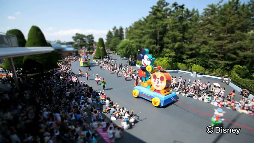 110秒で東京ディズニーランドの一日をまとめてみたら..._Tokyo Disneyland( Time-lapse movie).mp4_000043543