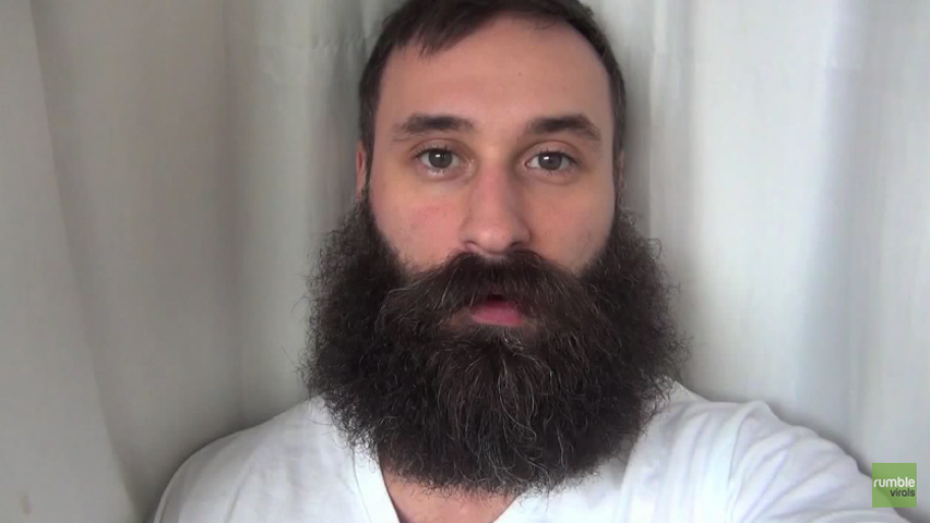 一年間のヒゲの成長記録 365日髭を剃らない顔を毎日撮ってみたよ すごい動画 動萬 Douman