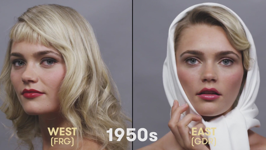ドイツ100年間の美の変遷 1910年から2010年までの流行のメイクや
